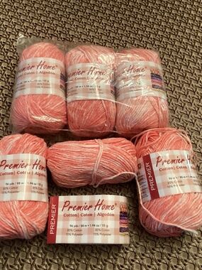 Lot of 5+ Skeins Premier Home Cotton yarn #44-42 1.94 oz 96 yds